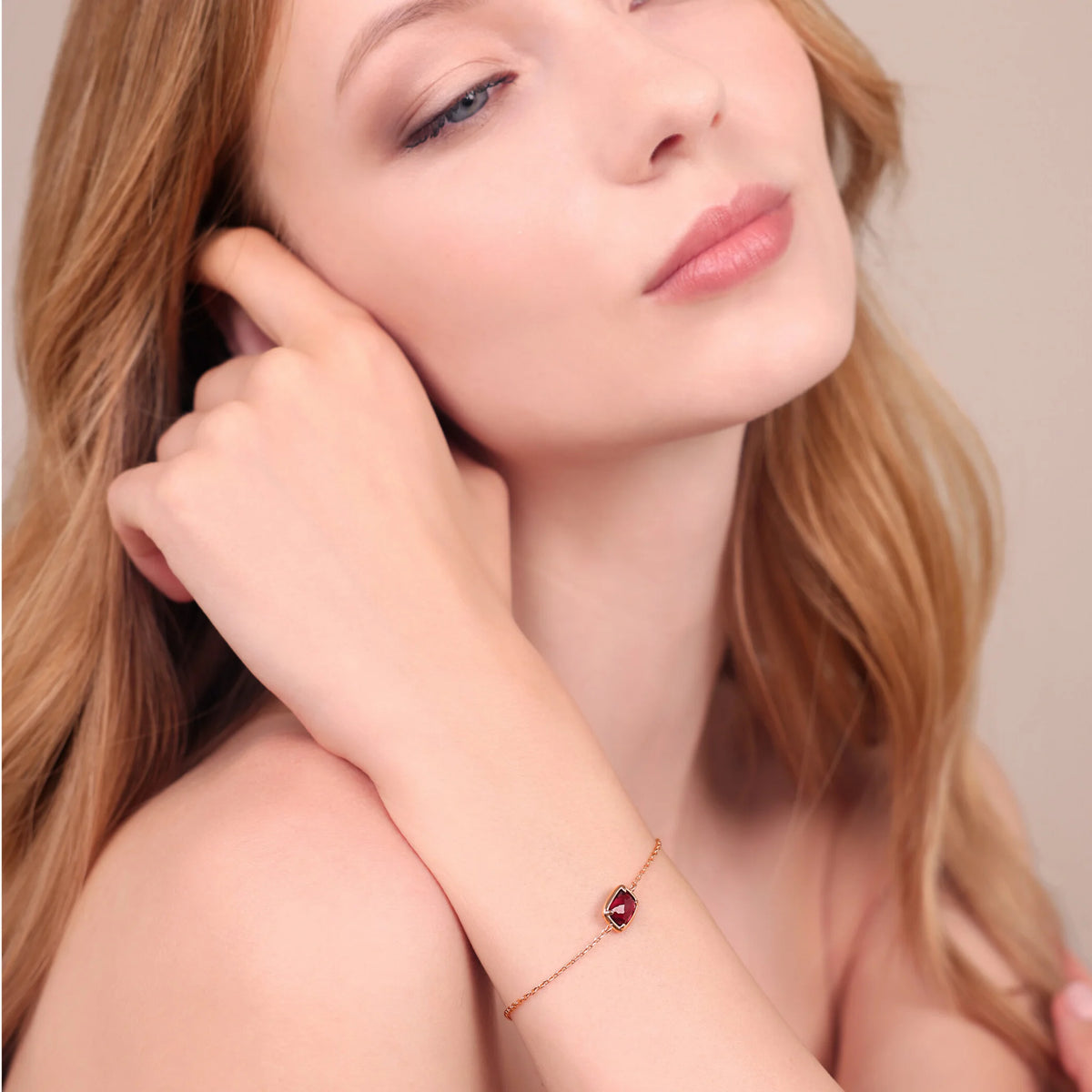 Forzatina Chain Bracelet with Baguette Gem Prism