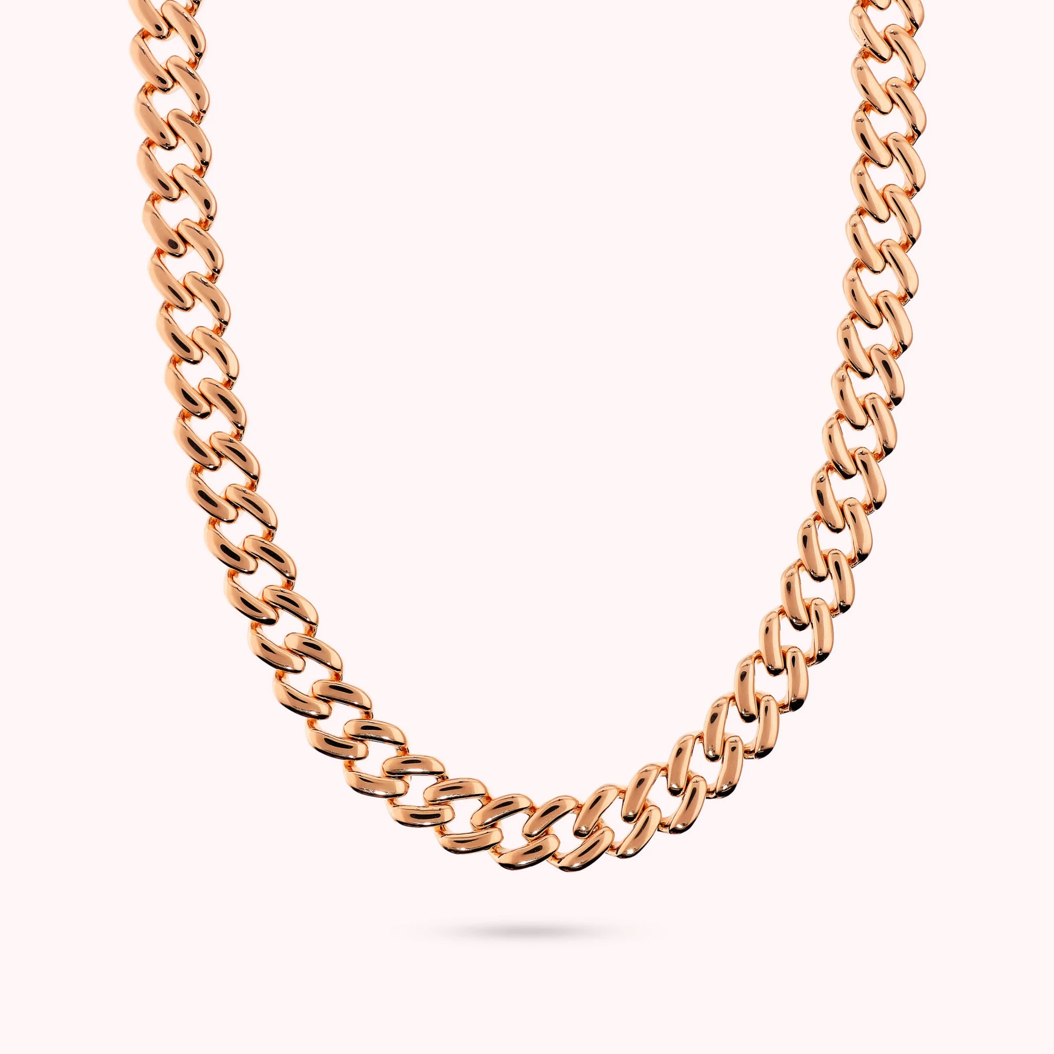 Shiny Grumetta Chain Necklace
