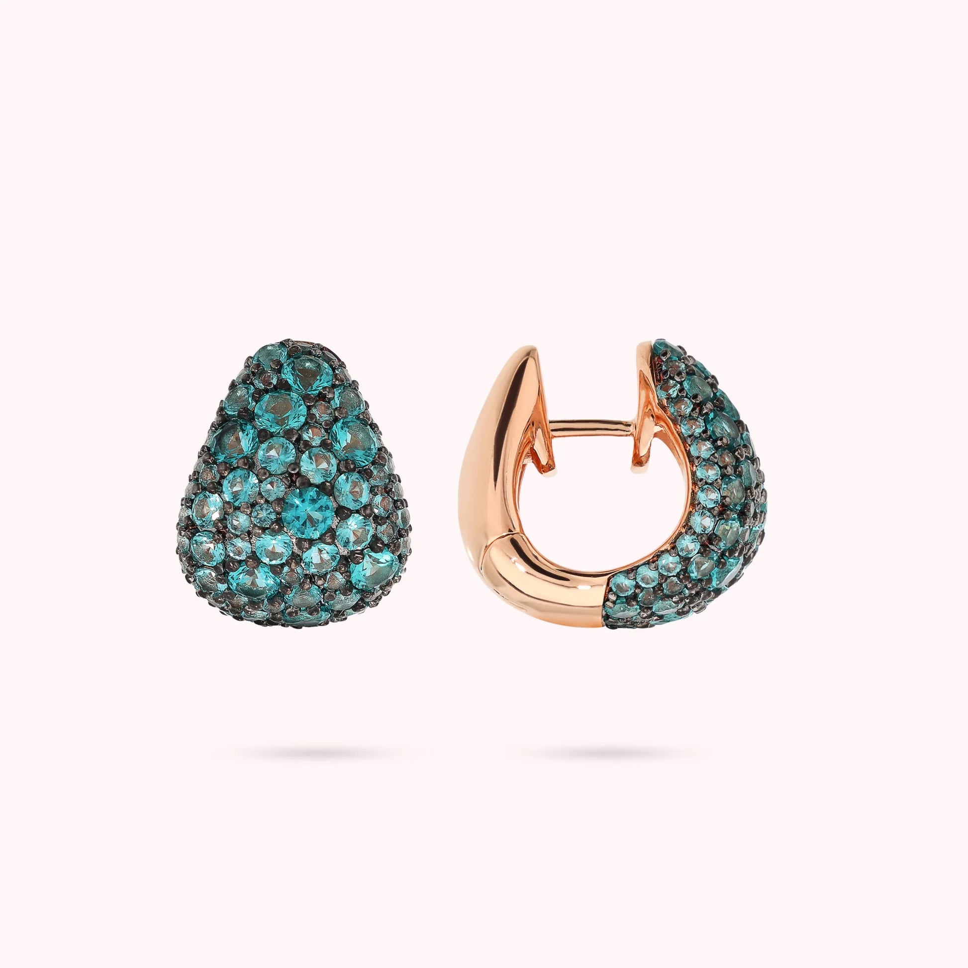 Cubic Zirconia Pavé Drop Earrings
