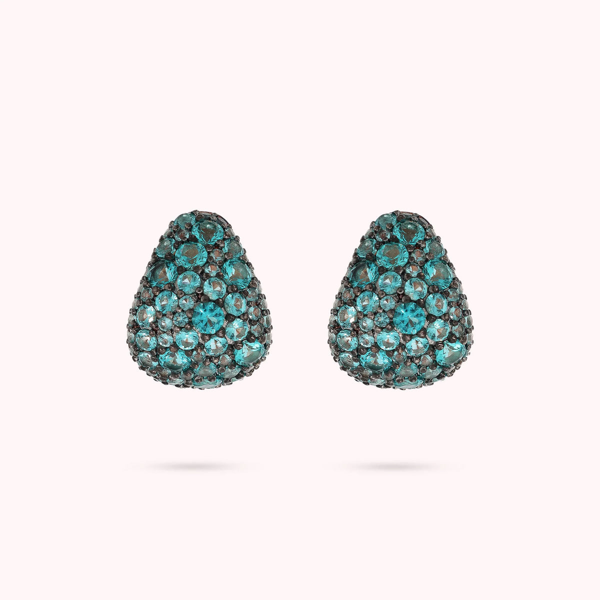 Cubic Zirconia Pavé Drop Earrings