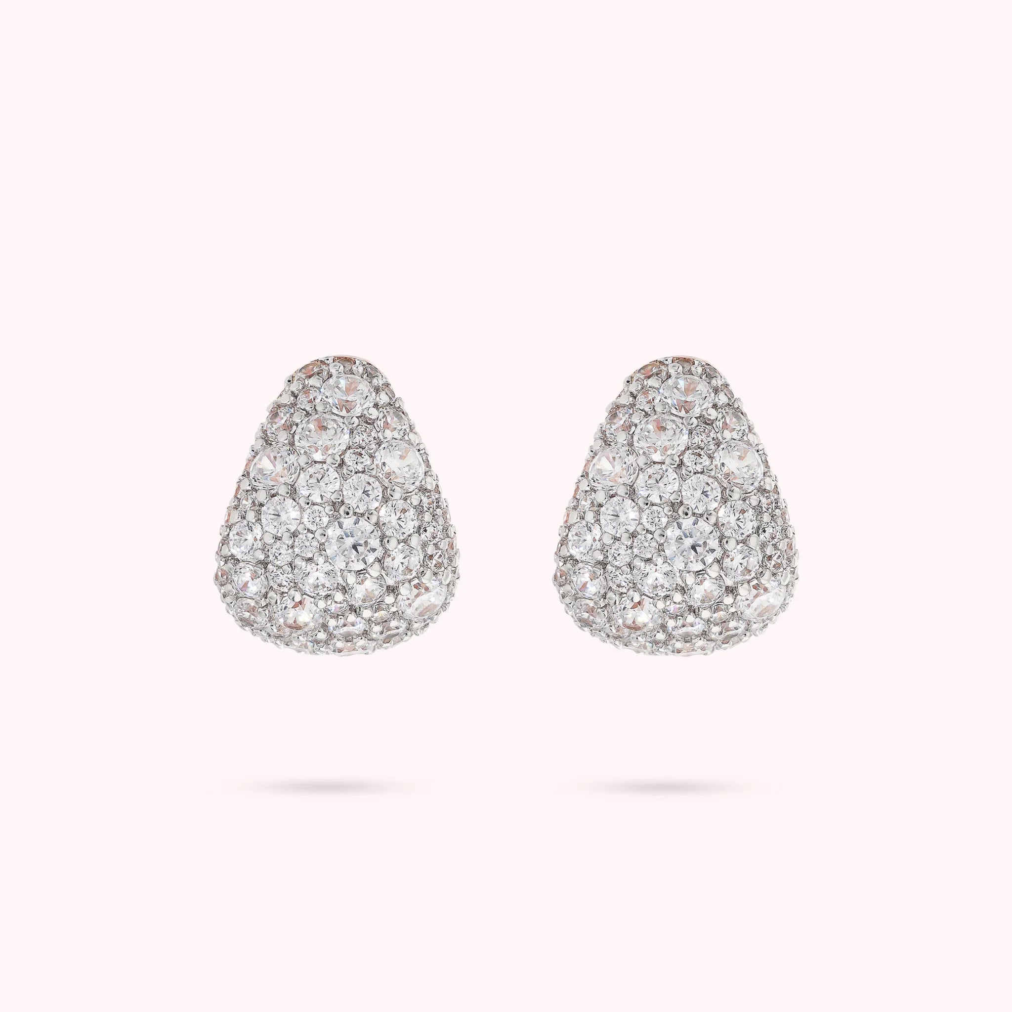 Orecchini a Goccia in Pavé di Cubic Zirconia