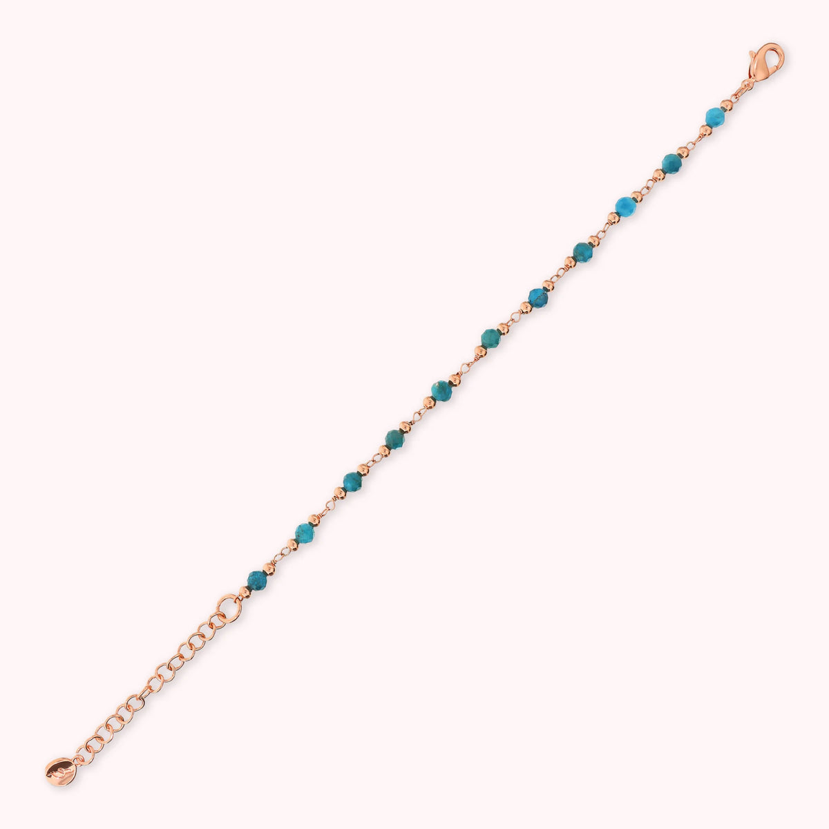 Rosary Bracelet with Faceted Natural Stones