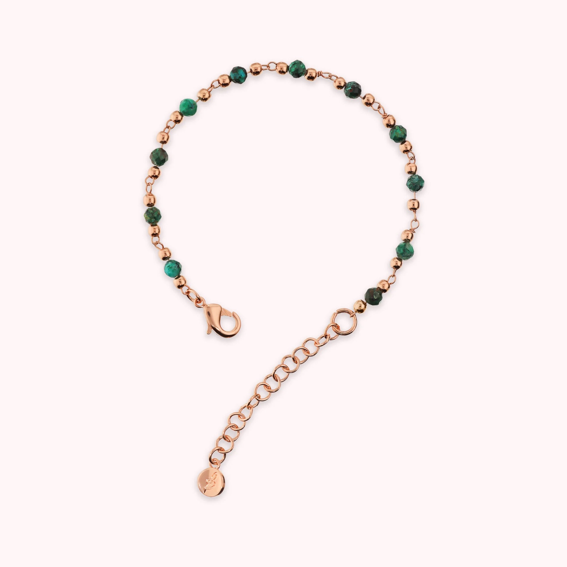 Bracelet Chapelet avec pierres naturelles facettées