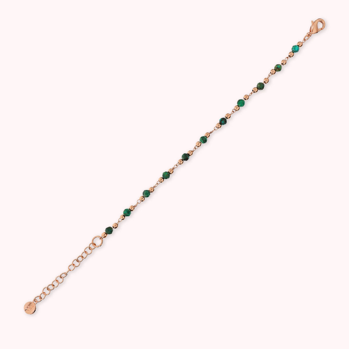 Rosary Bracelet with Faceted Natural Stones