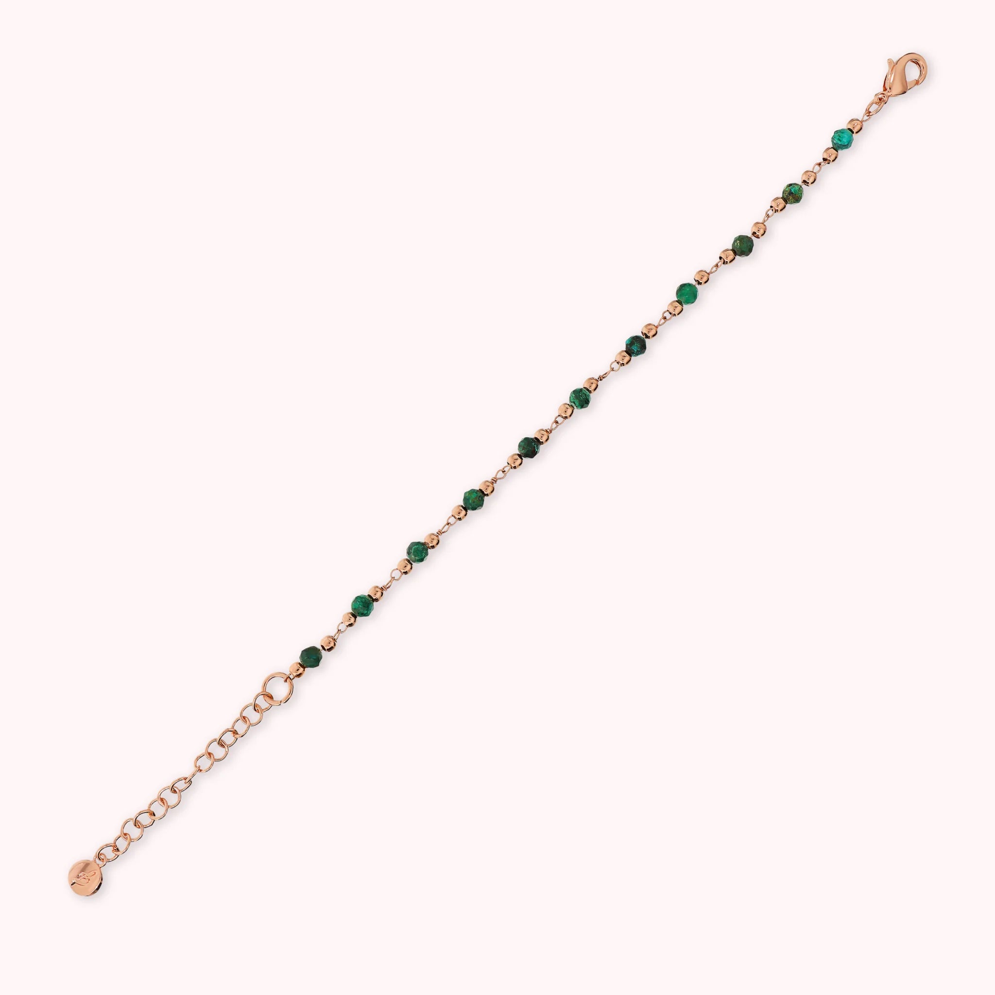 Rosenkranz-Armband mit facettierten Natursteinen