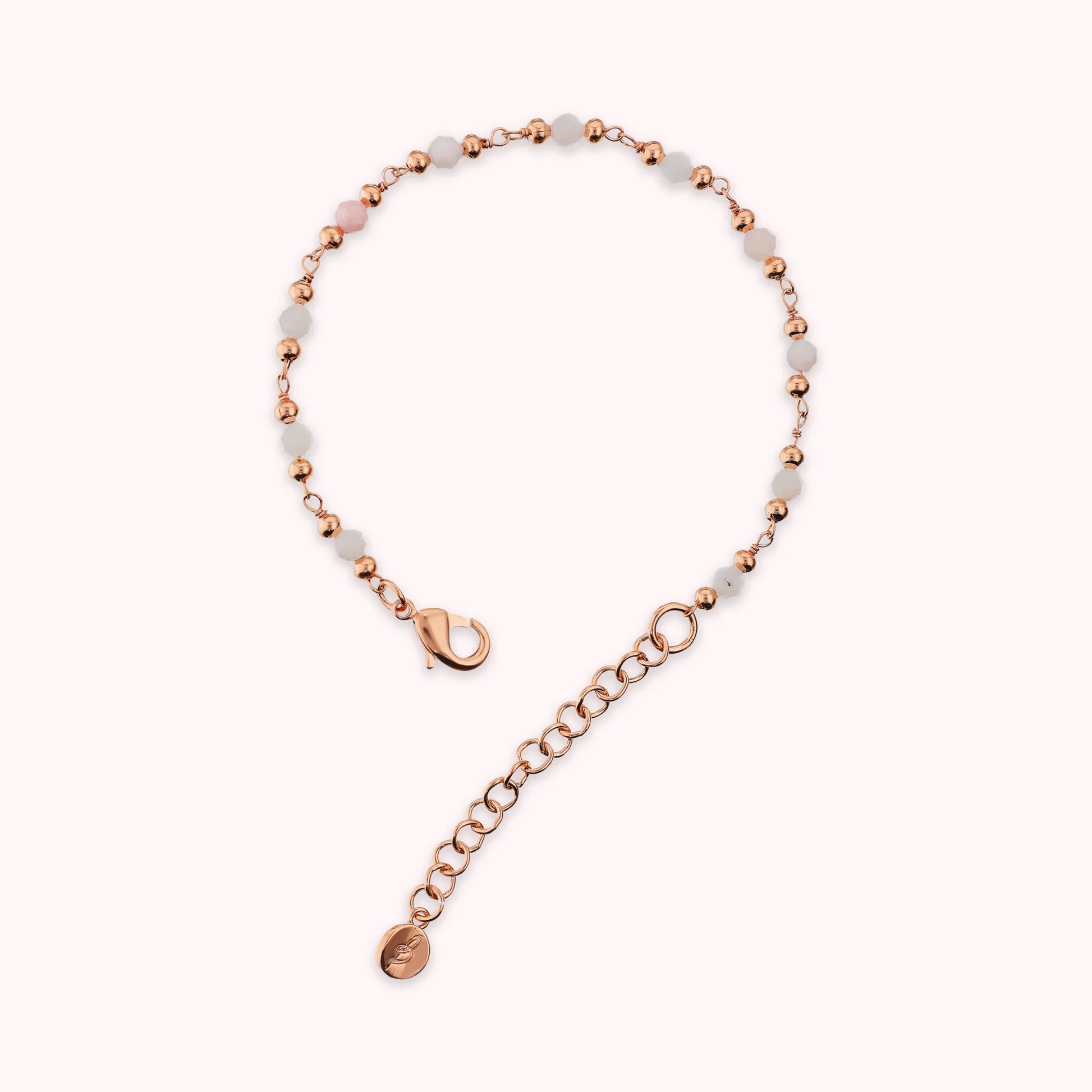 Bracelet Chapelet avec pierres naturelles facettées