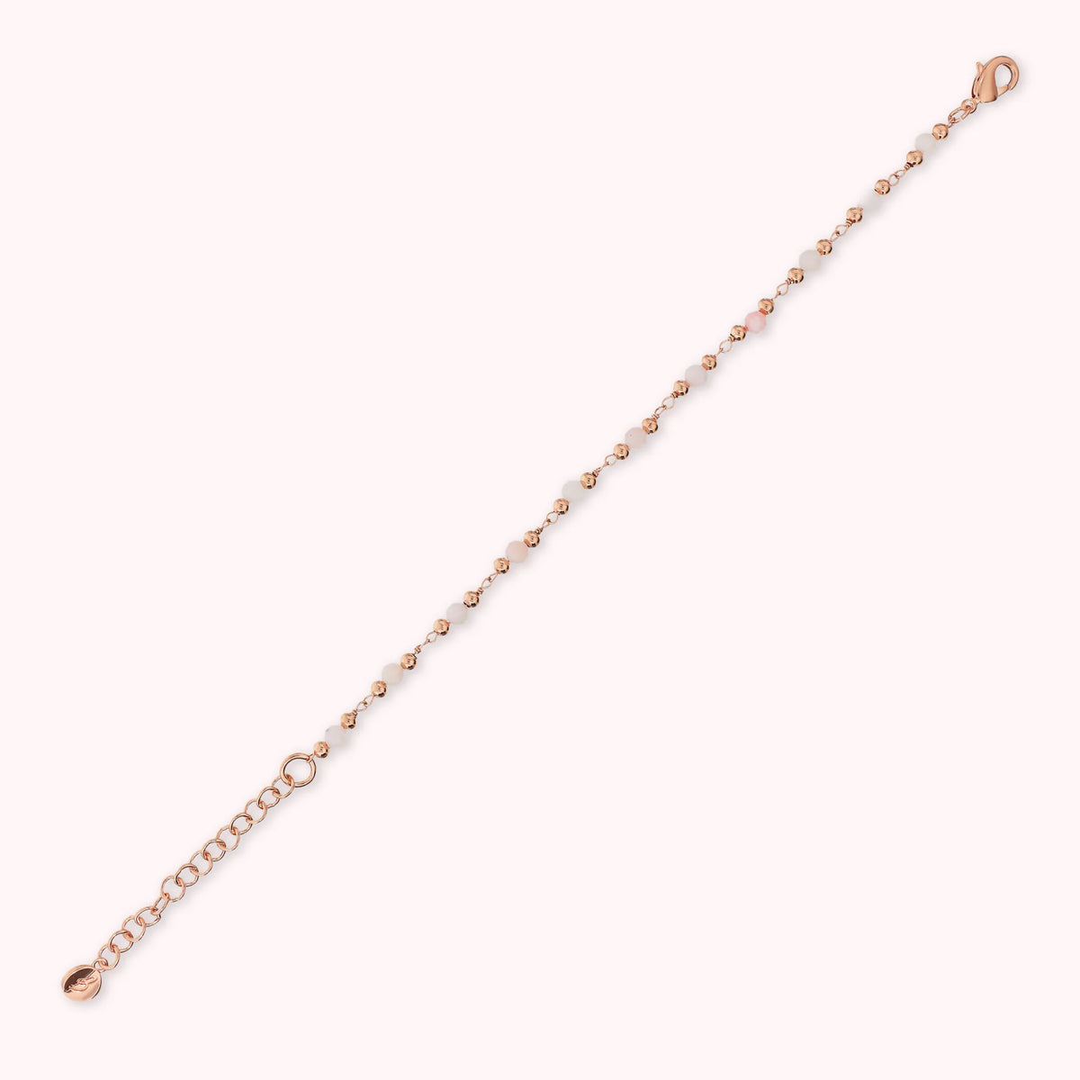 Rosary Bracelet with Faceted Natural Stones
