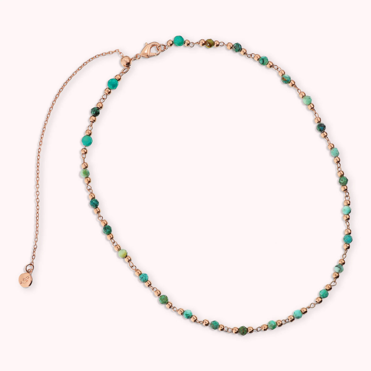 Collier rosaire avec pierres naturelles facettées