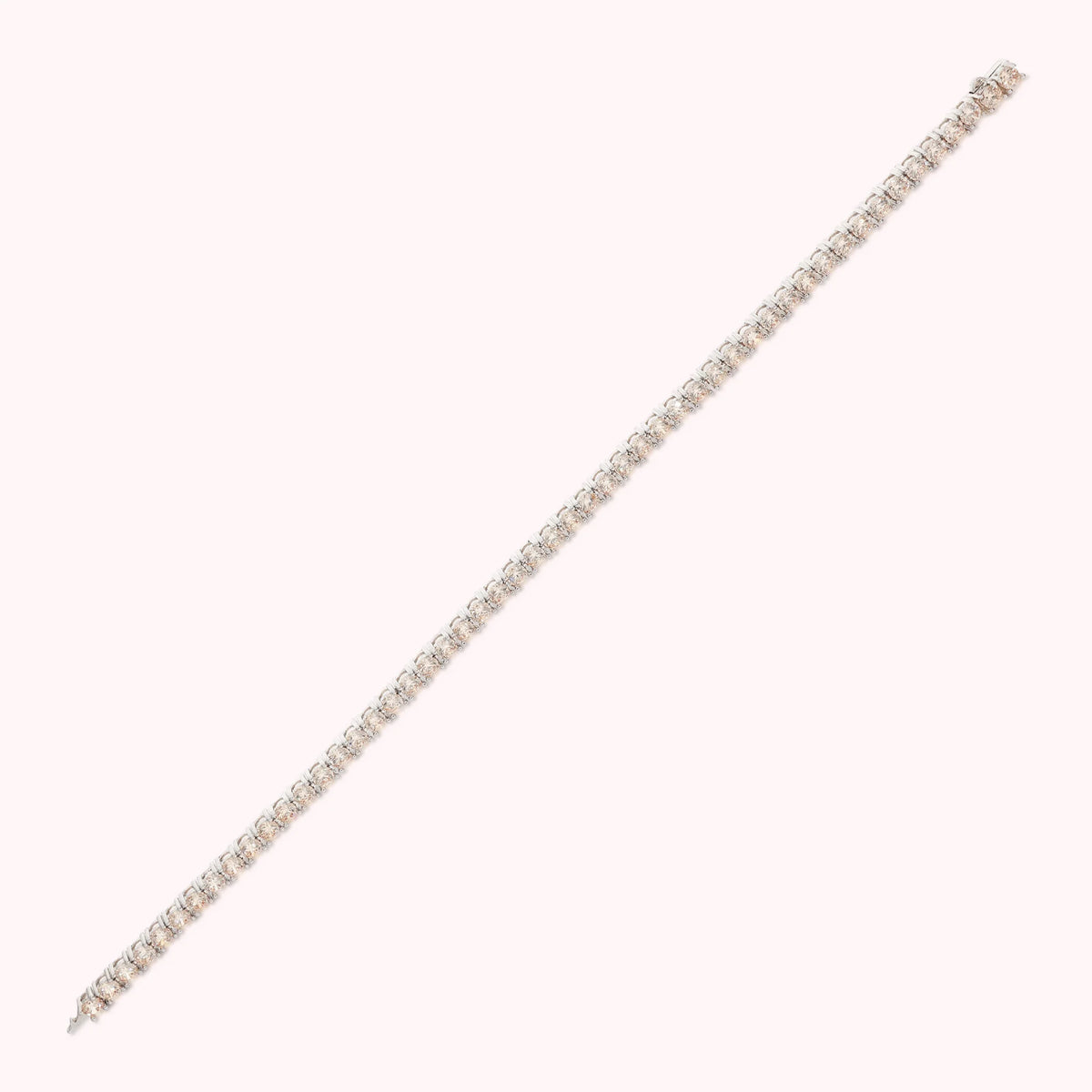 Glow Tennis Bracelet with Round Cubic Zirconia