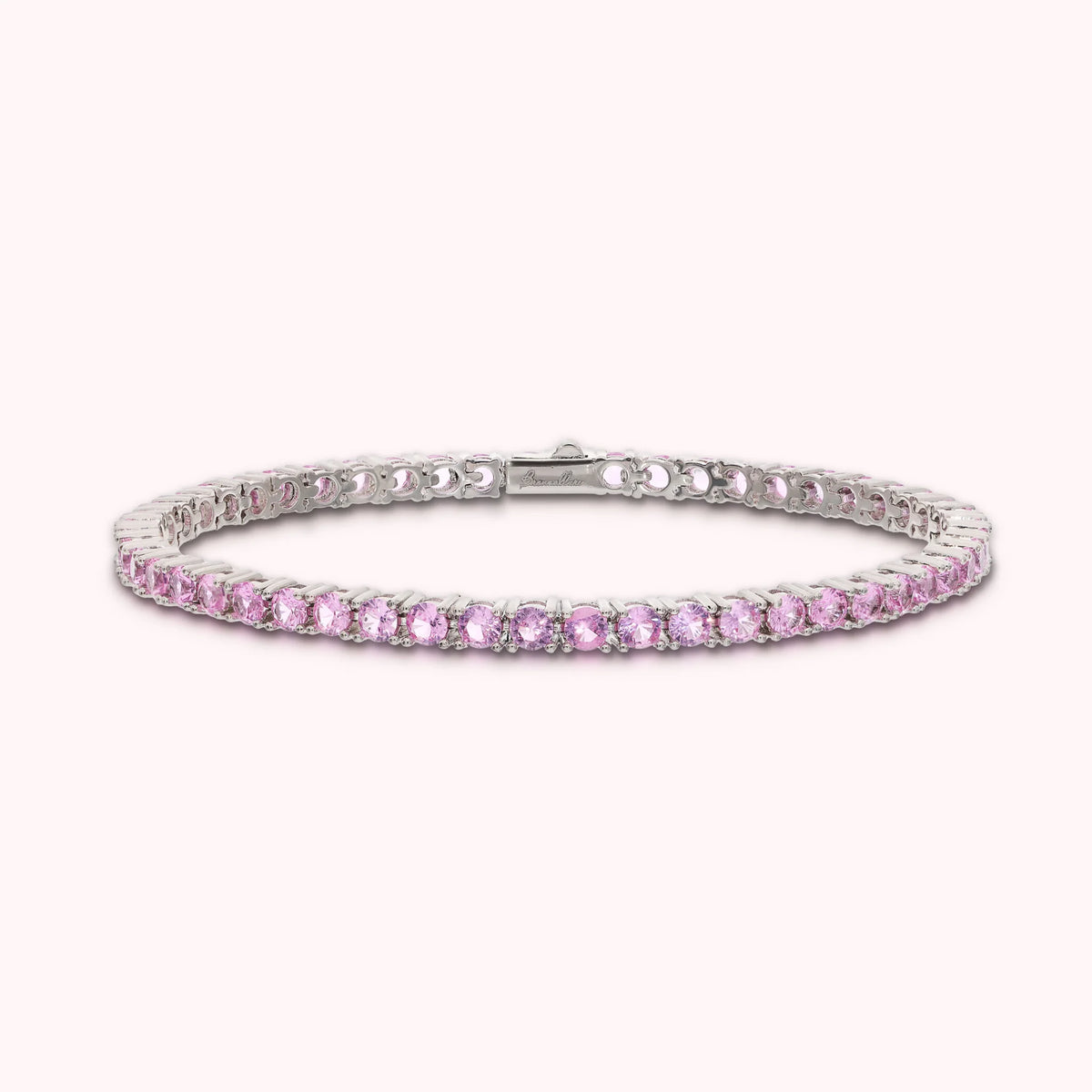 Glow Tennis Bracelet with Round Cubic Zirconia