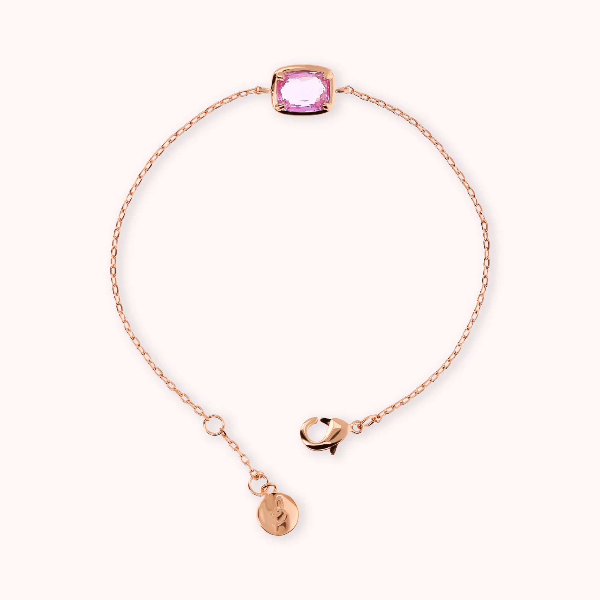 Armband mit Forzatina-Kette und Baguette-Prisma-Gem